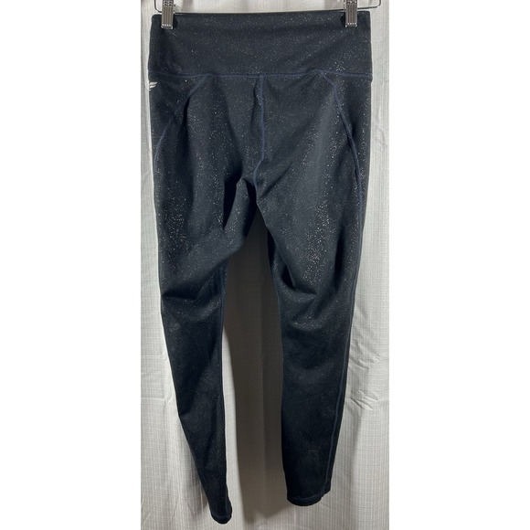 Fabletics Athletic Cropped Leggings Sparkle Detail Activewear Workout Pants - Picture 8 of 9